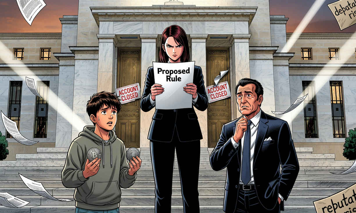 La FED propone eliminar el “riesgo reputacional” para frenar el debanking cripto en EEUU