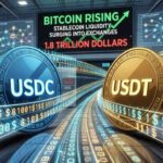 USDC supera a USDT y eleva volumen mensual de stablecoins a un récord de USD $1,8 billones