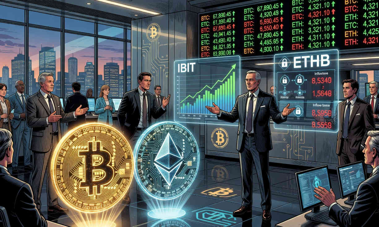 BlackRock dice que la demanda de ETF cripto sigue concentrada en Bitcoin y Ethereum