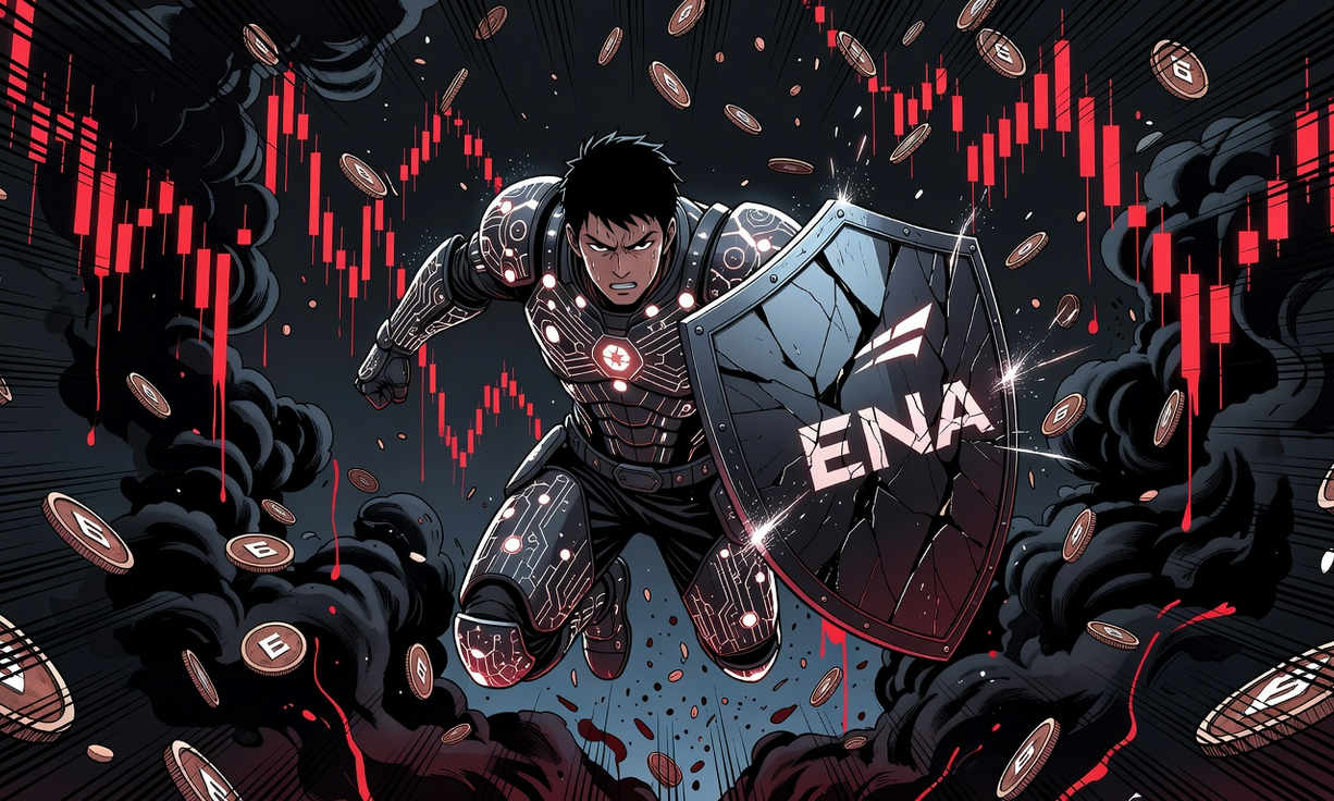Ena cae 4,47% en 24 horas ante volumen elevado