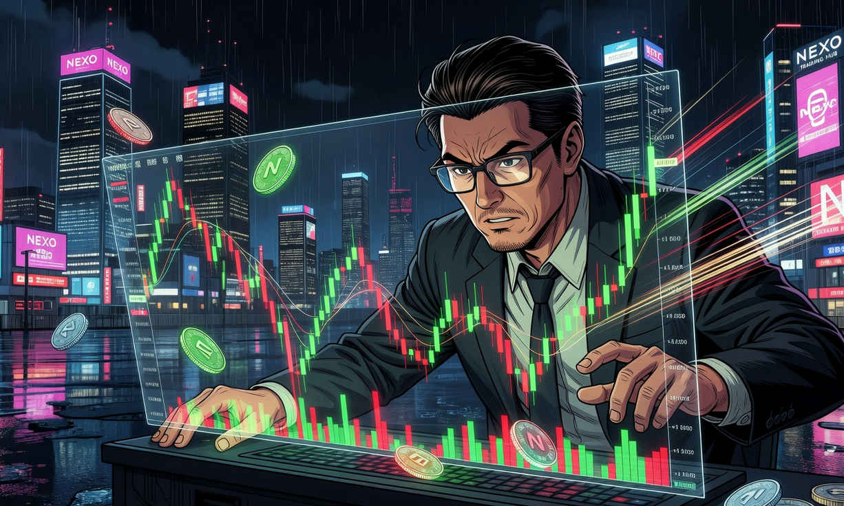 Nexo sube 0,83% en rebote técnico, pero bajo ATH del 78%