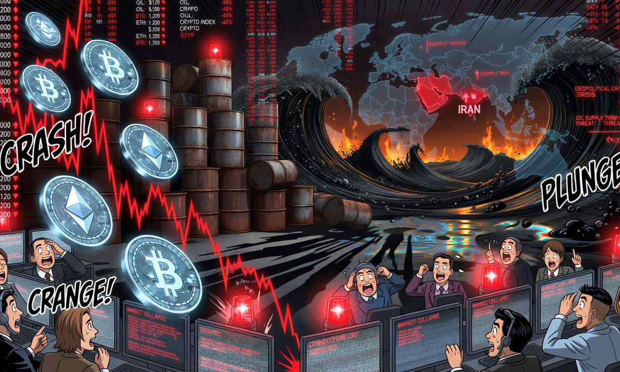Bitcoin cae bajo USD $67.000 mientras el petróleo salta 10% por la guerra en Irán