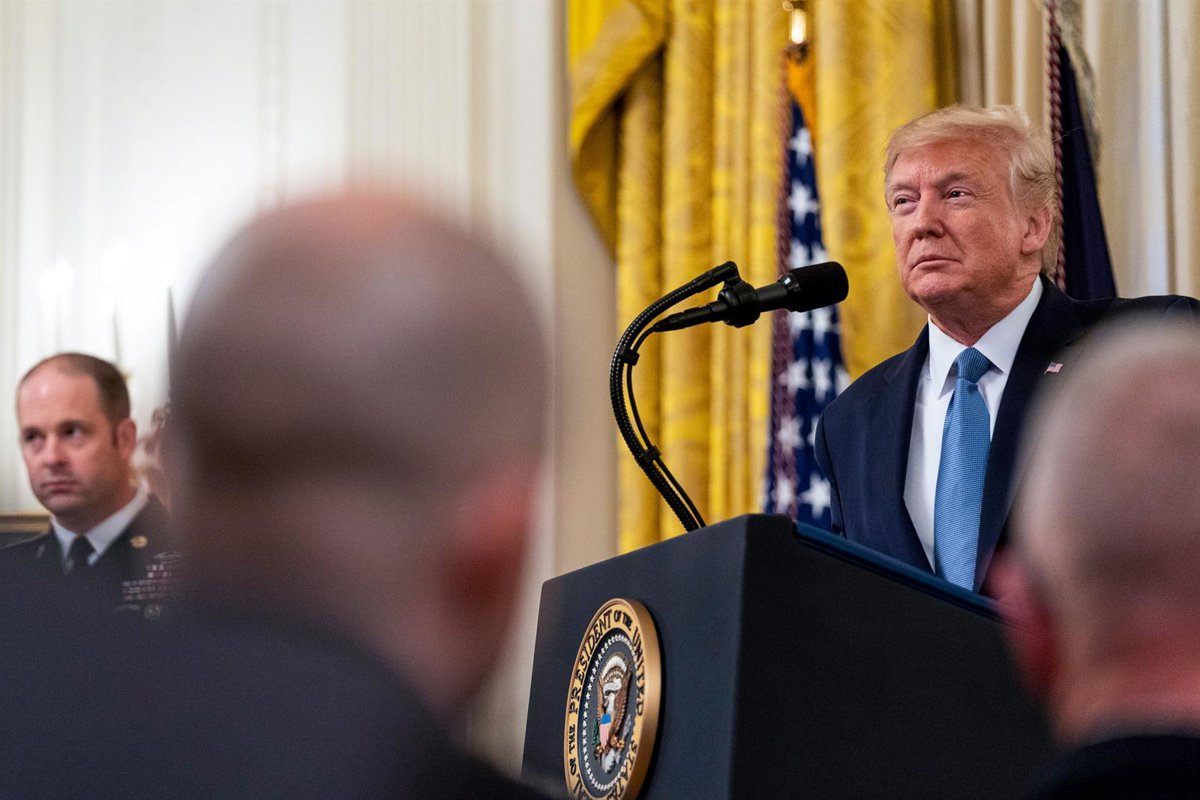 El presidente de EE. UU., Donald Trump, en una imagen de archivo en la Casa Blanca