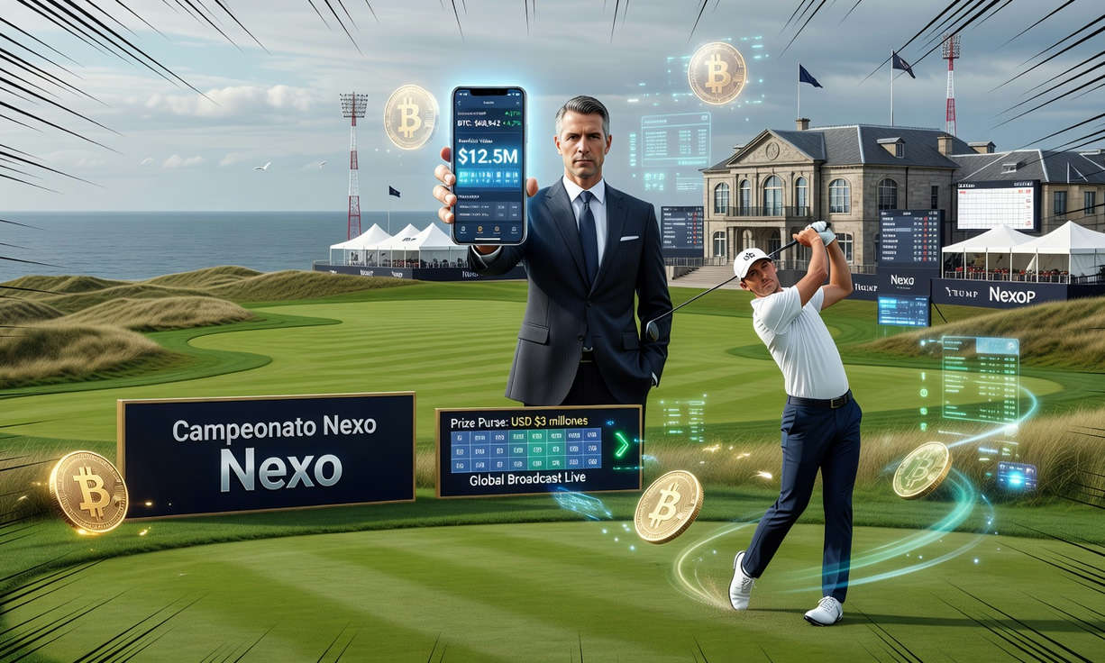 Nexo renueva patrocinio del campeonato de golf en Trump International Scotland