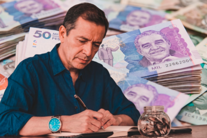 Personas contando dinero y planificando el uso de su prima de mitad de año