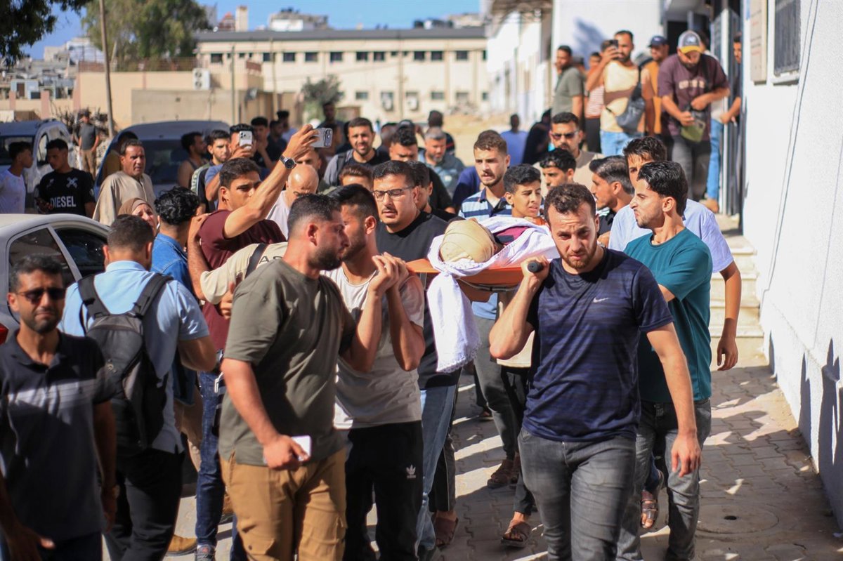 Imagen de la Franja de Gaza con 'destrucción y escombros' en calles y edificios