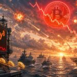 Imagen de Bitcoin con un precio en pantalla por debajo de $72.000, reflejando la caída