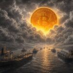 Gráfico de Bitcoin superando los $63.500 con señales de paz en Oriente Medio