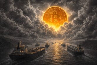 Gráfico de Bitcoin superando los $63.500 con señales de paz en Oriente Medio