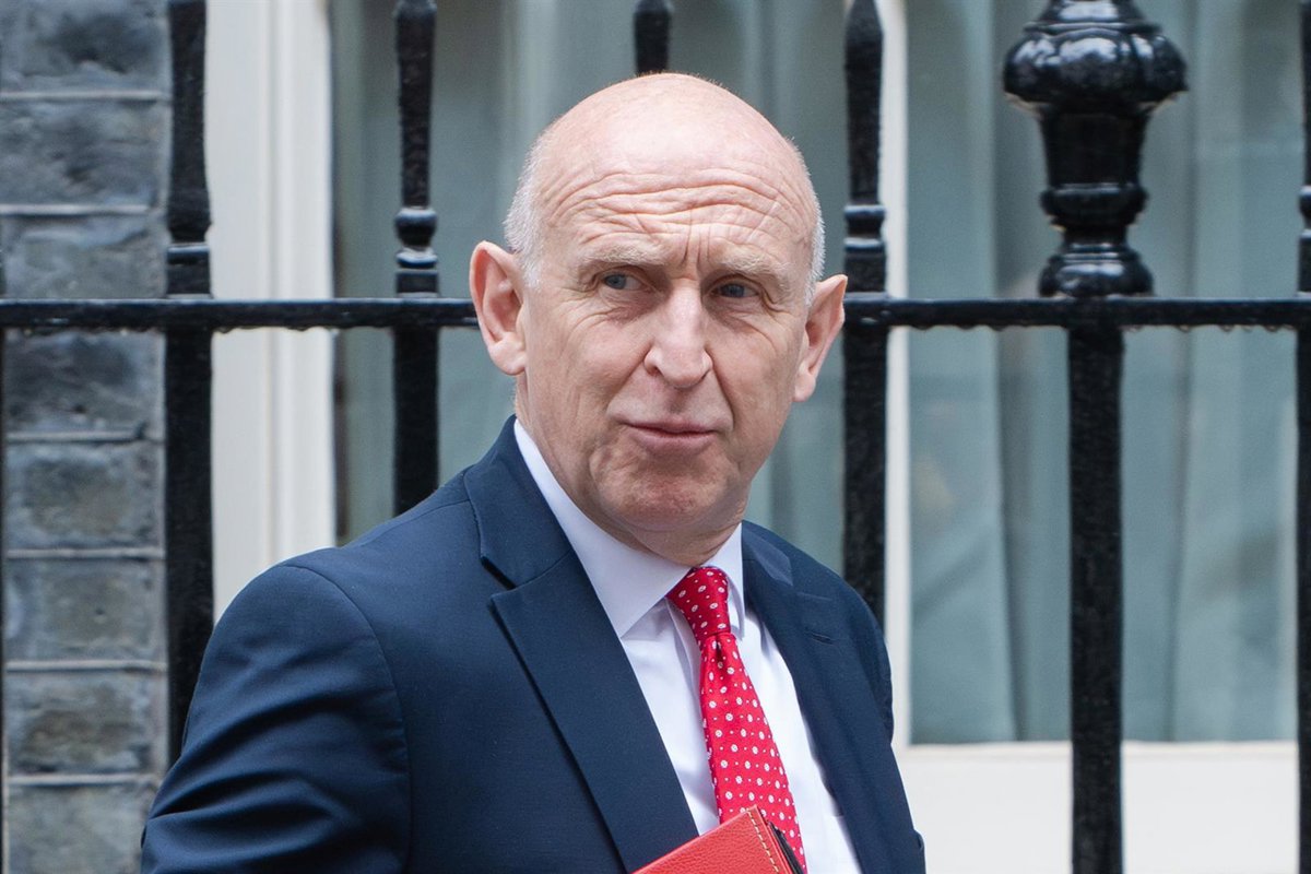 El ministro de Defensa de Reino Unido, John Healey, en una imagen de archivo