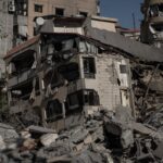 Imagen de archivo de un ataque israelí contra Dahiya, el bastión de Hezbolá en el sur de Beirut