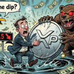 Gráfica de XRP mostrando su caída y soporte en $1,12