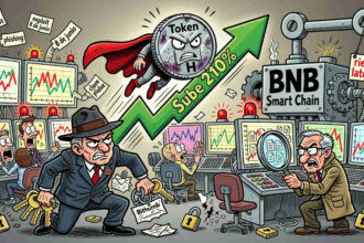 Gráfica de Humanity Protocol con un alza de 210% en el mercado cripto
