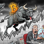 Gráfico de Bitcoin con un alza del 4% hacia el nivel de resistencia de $70.000 tras recuperar el soporte de $64.000