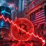 Bitcoin cae bajo USD $65.000 ante petróleo al alza y desplome tecnológico