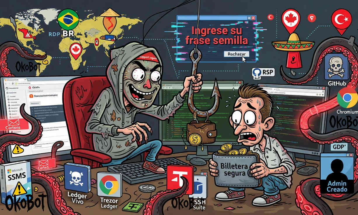 Representación digital de seguridad en billeteras de criptomonedas ante amenazas de malware